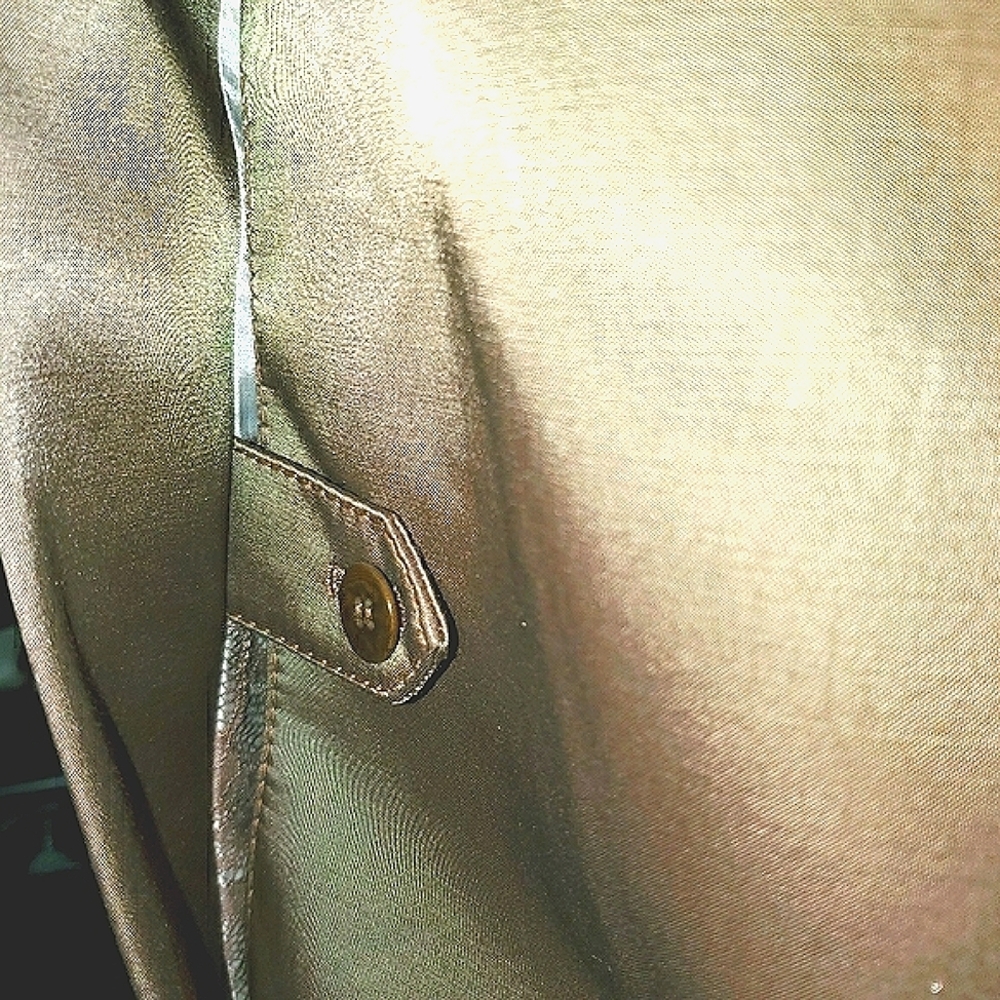Brown Trench Coat from the Cole Haan Collection - Picture 7 of 8